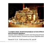 Volantino dell'evento "La magione celeste. Spunti di antropologia per un Centro di Dharma"