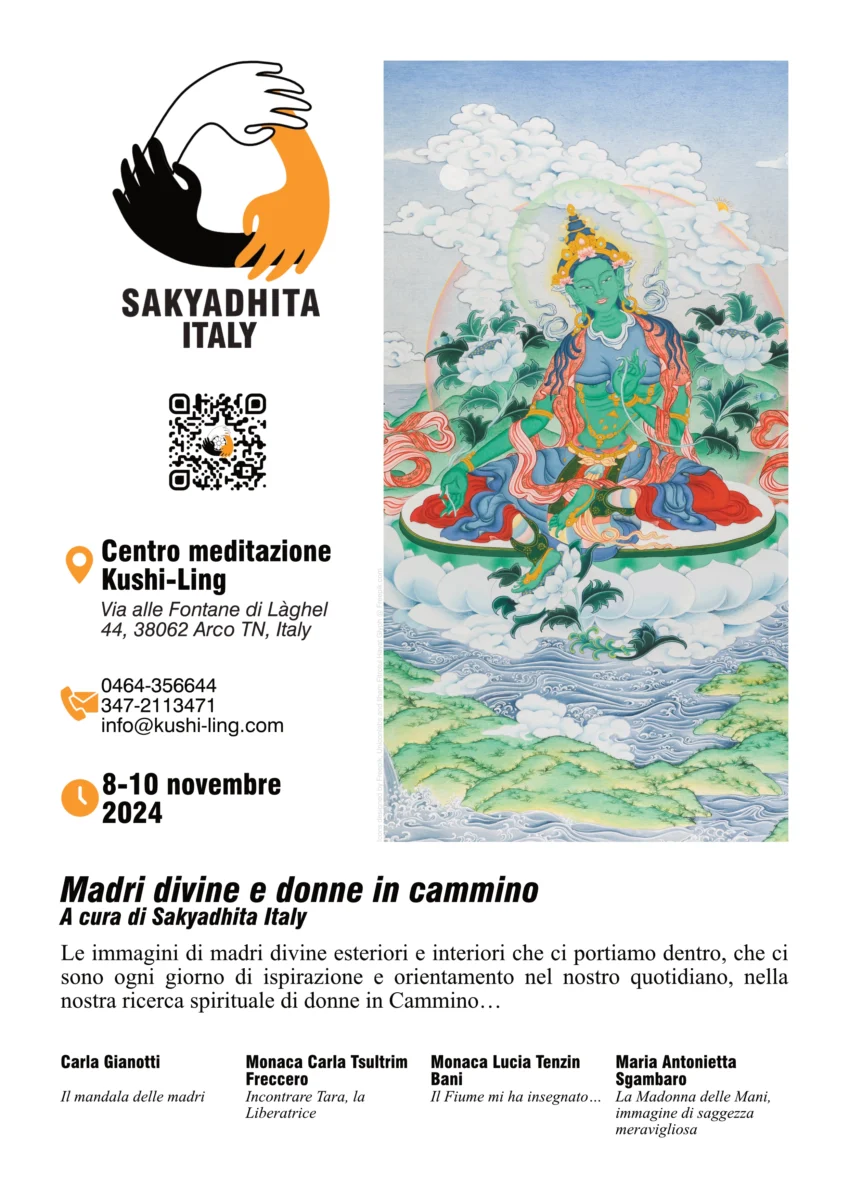 Locandina evento: Madri divine e donne in cammino Versione alternativa senza affresco
