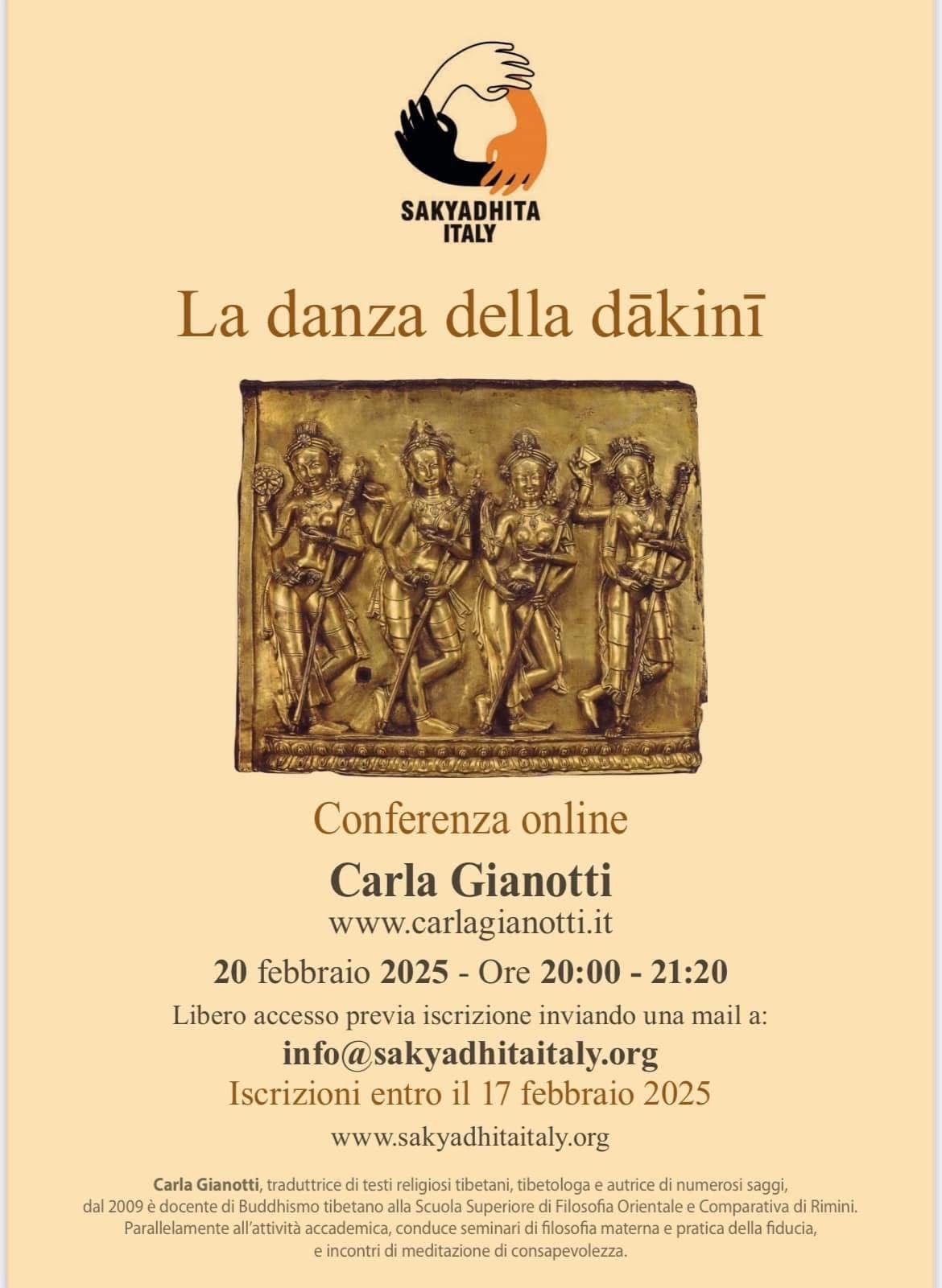 Locandina evento: La danza della dakini
